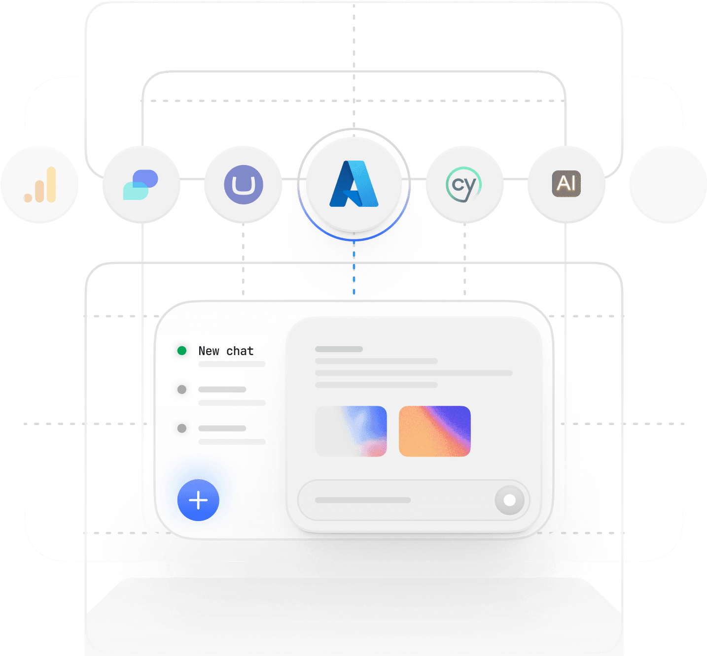 Professional businessman working on laptop